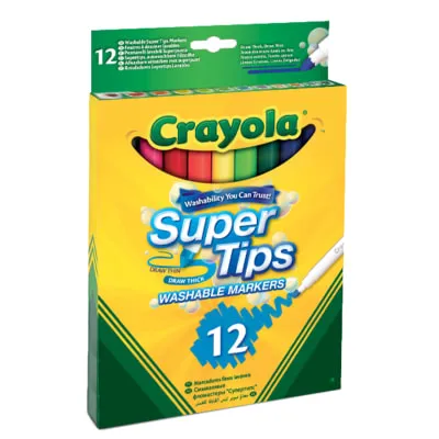 Pestavad markerid Crayola 12tk