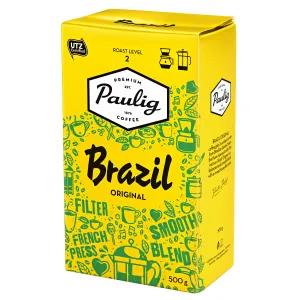 Filtri- ja presskannukohv Brazil, PAULIG, 500 g