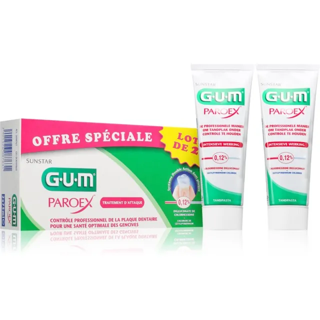 G.U.M Paroex Toothpaste Hambapasta 75 ml 2 tk