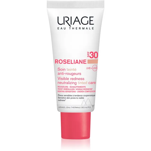 Uriage Roseliane CC Cream SPF 30 CC kreem tundlikule, punetama kippuvale nahale SPF 30 40 ml