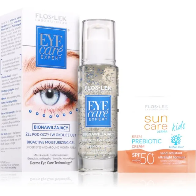 FlosLek Laboratorium Eye Care Bioaktiivne niisutav geel silmadele ja huultele 30 ml