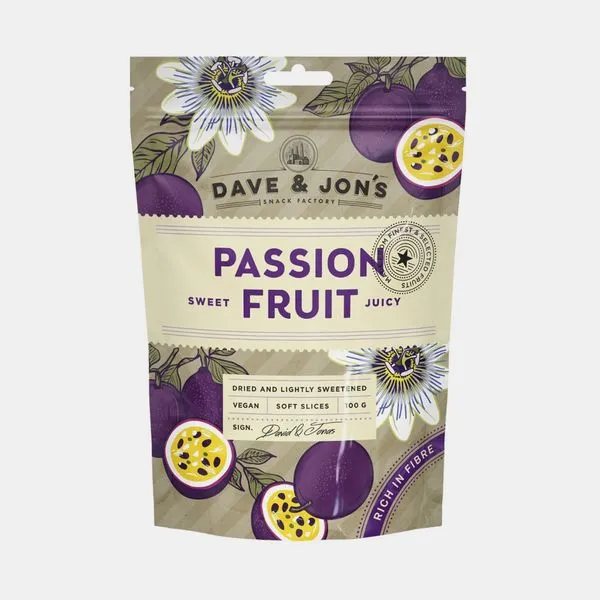 Pehmed kuivatatud passionivilja viilud 100g