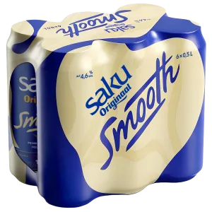 Saku Originaal Smooth õlu 4,6%vol 6x500 ml