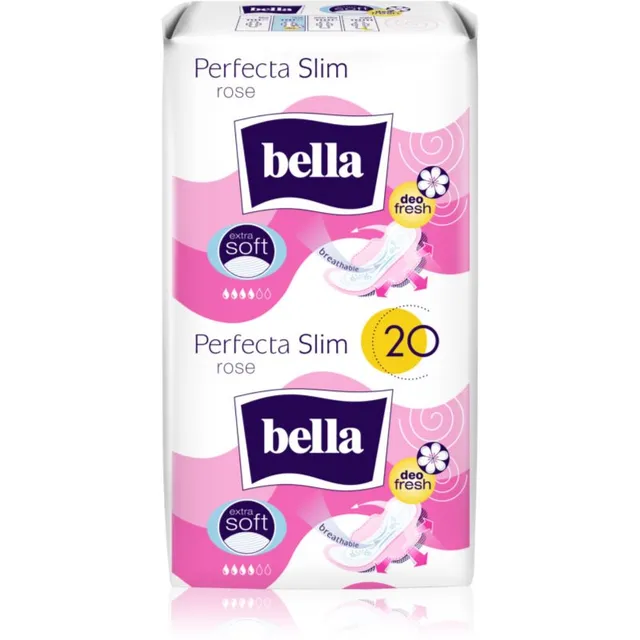 BELLA Perfecta Slim Rose Hügieenisidemed 20 tk