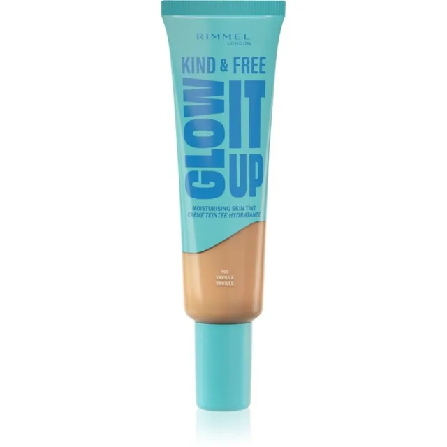 Rimmel Kind & Free Glow It Up Kerge tooniv niisutaja varjund 160 Vanilla 30 ml