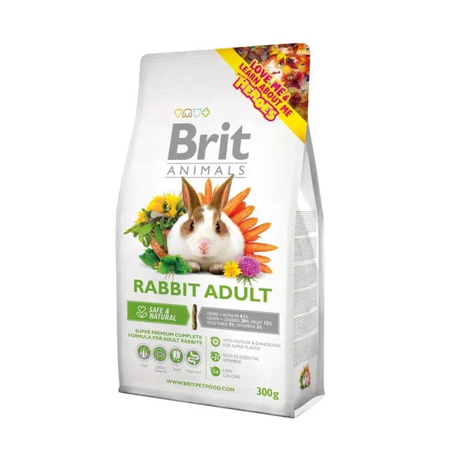 Brit Animals küüliku täissööt, 300 g