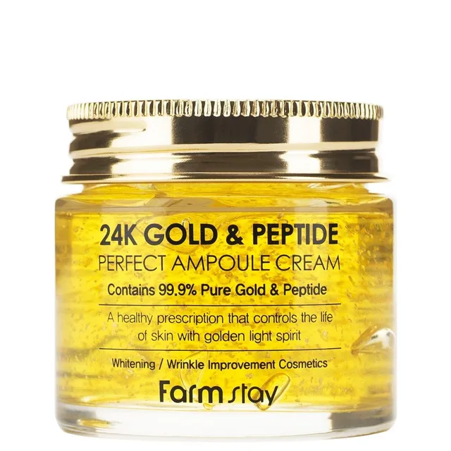 FARM STAY 24k Gold & Peptide Ampoule Cream 80ml
