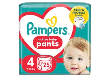 Püksmähkmed PAMPERS S4 9-15 kg 25tk