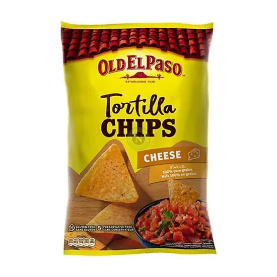 Old el Paso maisikrõpsud juustuga gluteenivaba 185g