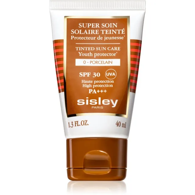 Sisley Super Soin Solaire Teinté Tooniv kaitsekreem näole SPF 30 varjund 0 Porcelain 40 ml