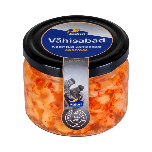 Vähisabad soolvees 125 g neto, KALURI,  250g