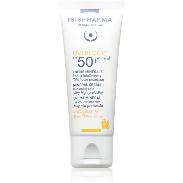 ISISPHARMA Uveblock SPF 50+ Mineral Mineraalkreem SPF 50+ 40 ml