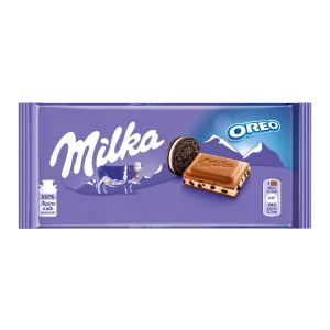 Milka oreo piimašokolaad vaniljemaitselise kreemiga 100 g
