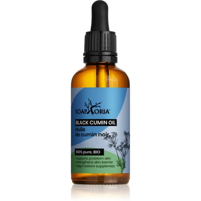 Soaphoria Organic Black Cumin Oil Mustaköömneõli probleemsele nahale, akne vastu 50 ml