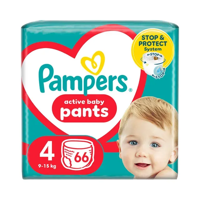 Püksmähkmed GP S4, PAMPERS, 66 tk