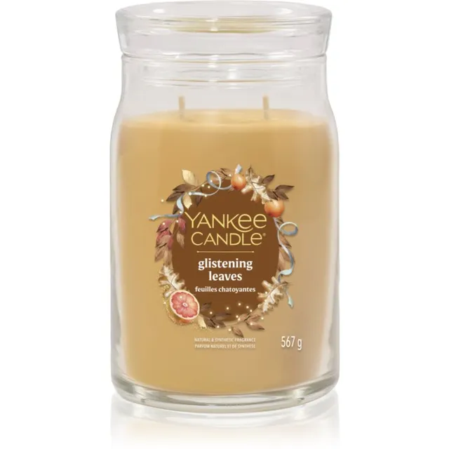 Yankee Candle Glistening Leaves lõhnaküünal signatuur 567 g