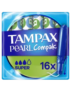 Tampax Compak Pearl Super tampoonid aplikaatoriga 16 tk