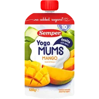 Semper jogurt mango ja õuntega lastele 120 g, alates 12-elukuust