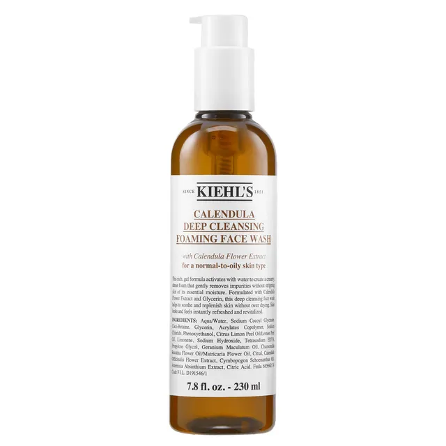 KIEHL'S Calendula Deep Cleansing Foaming Face Wash 230ml