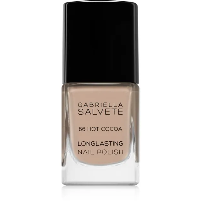 Gabriella Salvete Longlasting Enamel Kauapüsiv küünelakk tugeva läikega varjund 66 Hot Cocoa 11 ml