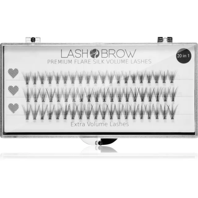 Lash Brow Premium Flare Silk Lashes Kunstripsmed Extra Volume 1 tk