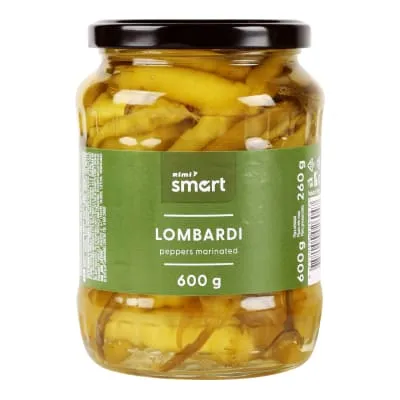 Lombardi piprad Rimi marin. 600g/260g