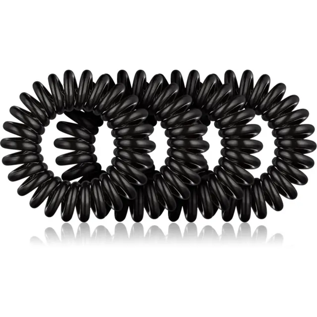 BrushArt Hair Rings Juuksekummid Black 4 tk