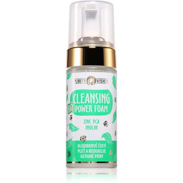 Purity Vision BIO Cleansing Power Foam Niisutav puhastusvaht rahustavate efektidega 90 ml