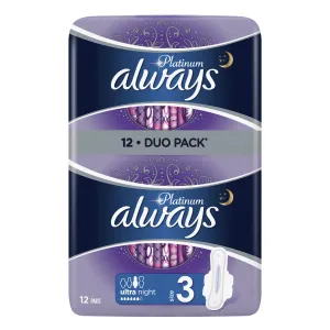 Always Ultra Platinum Night Duo 12tk