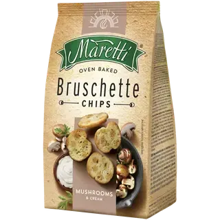Bruschetta-krõpsud seente ja koorega, MARETTI, 70 g