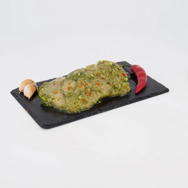Rohelise küüslaugumarinaadis broilerifilee 1kg