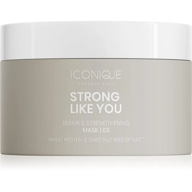 ICONIQUE Professional STRONG LIKE YOU Repair & Strengthening Taastav mask kahjustatud juustele 200 ml