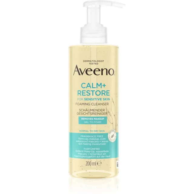Aveeno Calm + Restore Puhastav vaht näole 200 ml