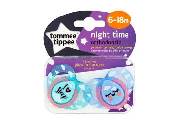 Silik.lutt TOMMEE TIPPEE Night 6-18k,2tk