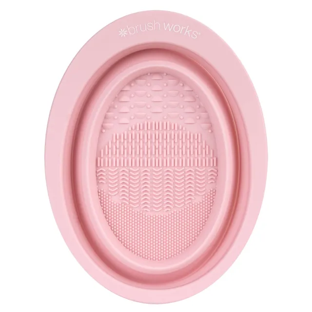 BRUSHWORKS Silicone Makeup Brush Cleansing Bowl
