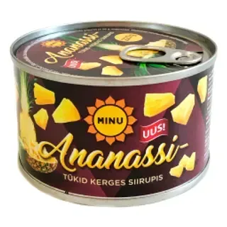 Minu ananassitükid kerges siirupis 227g