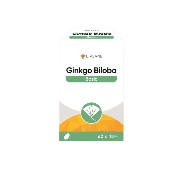 LIVSANE GINKGO BILOBA KAPSLID 60MG N60