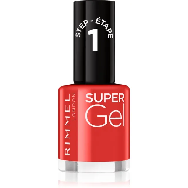 Rimmel Super Gel Geelküünelakk ilma UV / LED-lampide kasutamiseta varjund 097 Party Till Sunset 12 ml