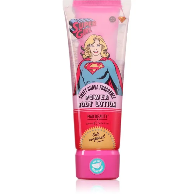 Mad Beauty DC Femme Power Supergirl Niisutav kehapiim 200 ml