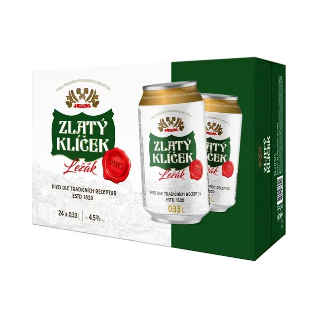 Õlu Klicek kohver, ZLATY, 24x330 ml