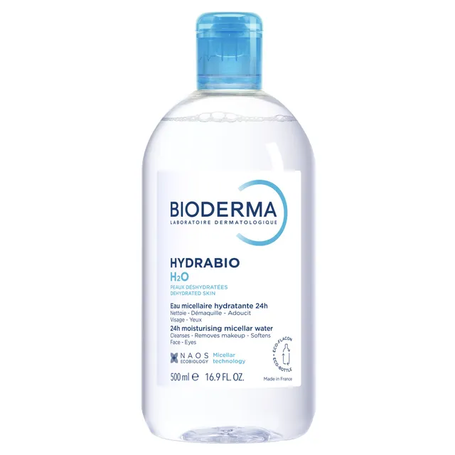 BIODERMA HYDRABIO H2O MITSELLAARVESI KUIVALE NAHALE 500ML