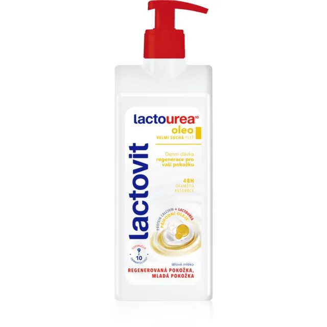 Lactovit LactoUrea Oleo Taastav kehapiim väga kuivale nahale 400 ml