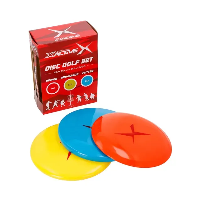 Discgolfi kettad, X-ACTIVE, 3 tk