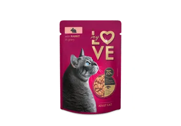 Kassisööt MY LOVE küülik 85g