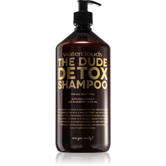 Waterclouds The Dude Detox Shampoo Igapäevane detokifitseeriv šampoon 1000 ml