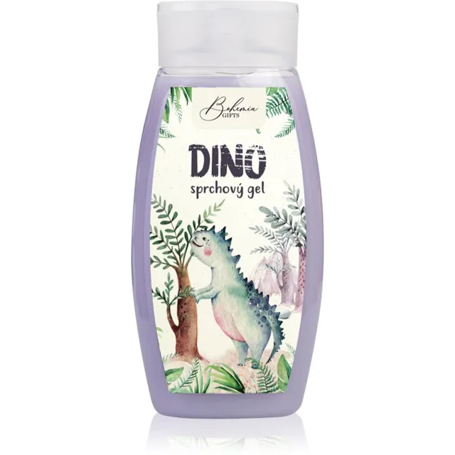 Bohemia Gifts Dino Blueberry Dušigeel lastele 250 ml