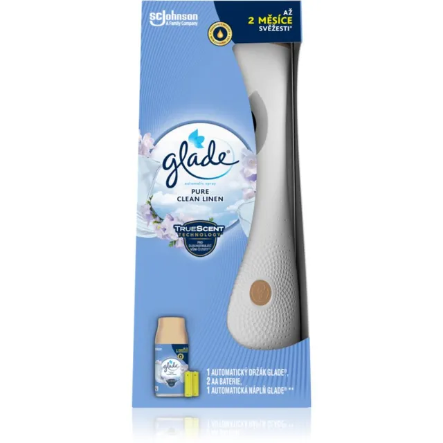 GLADE Automatic Spray Pure Clean Linen automaatne õhuvärskendaja koos täidisega 269 ml