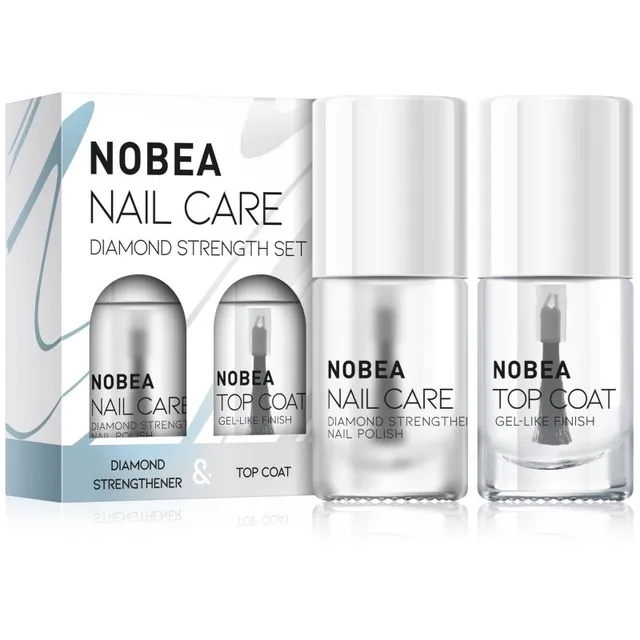 NOBEA Nail Care Diamond Strength Set Küünelakikomplekt Diamond strength set