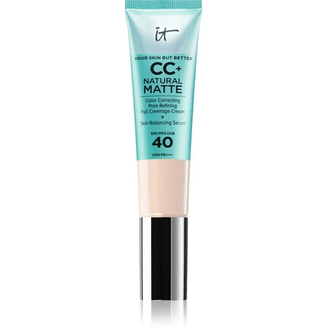 IT Cosmetics Your Skin But Better CC+ Natural Matte CC kreem matistava ilme jaoks/ matistav SPF 40 Fair Porcelain 32 ml