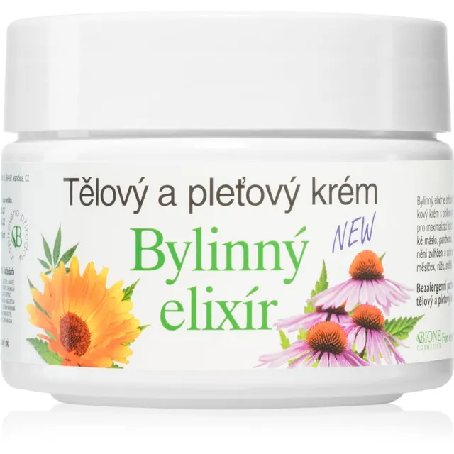 Bione Cosmetics Herbal Elixir Näo- ja kehakreem 260 ml